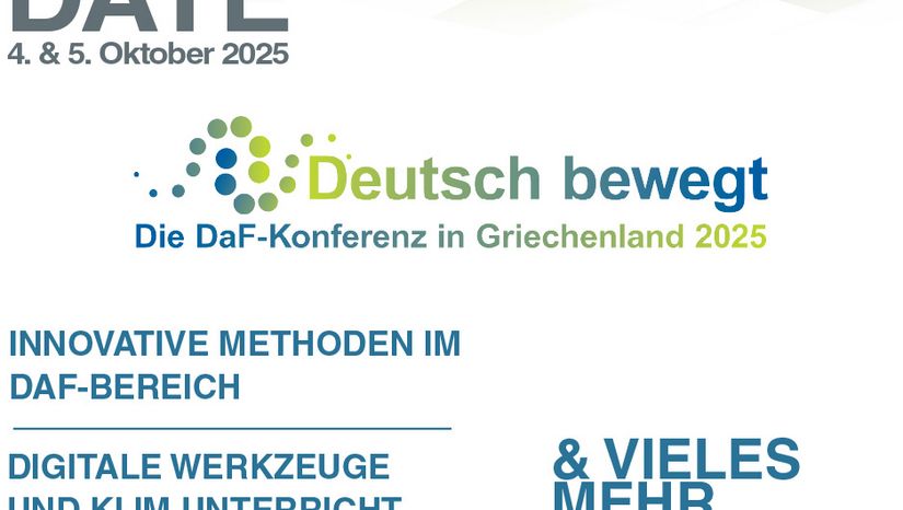 Deutsch bewegt: SAVE THE DATE 4. & 5. Oktober 2025